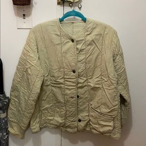 Vintage heavy duty quilted liner jacket
